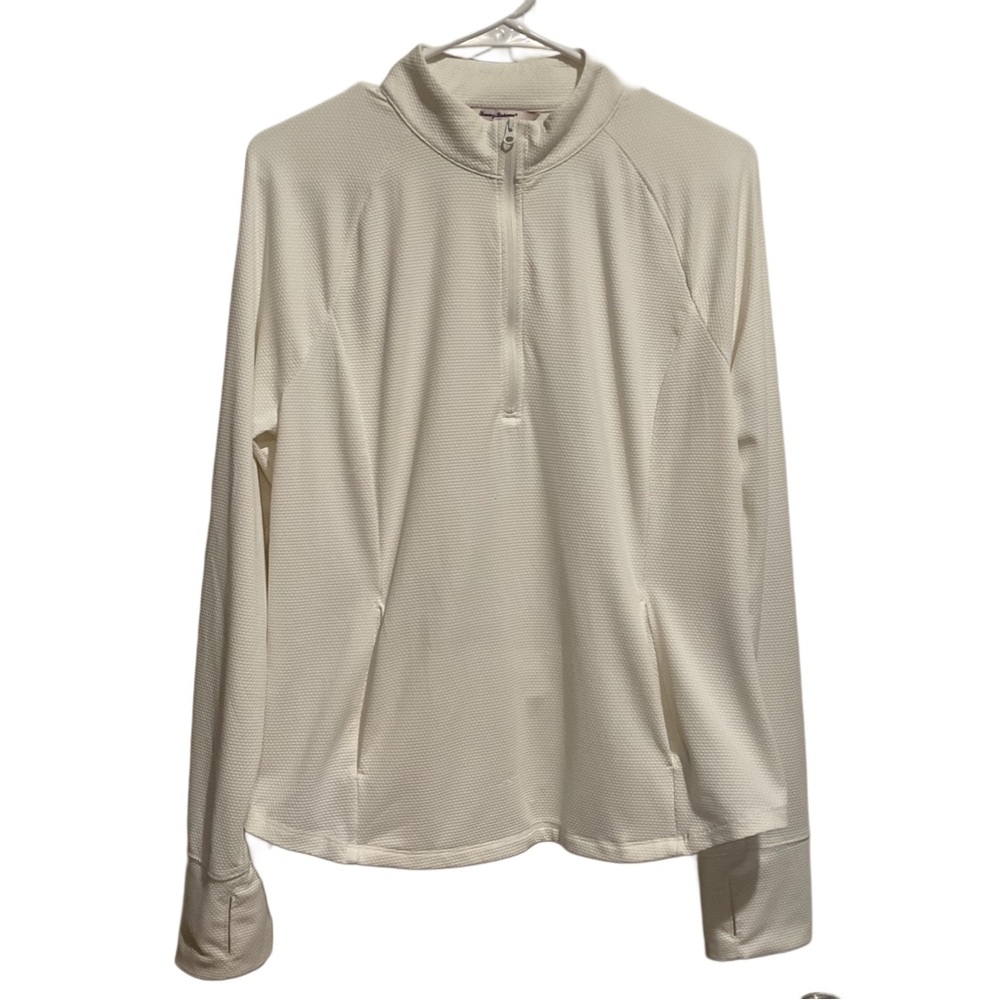 Tommy Bahama Women’s Golf Shirt White Long Sleeve